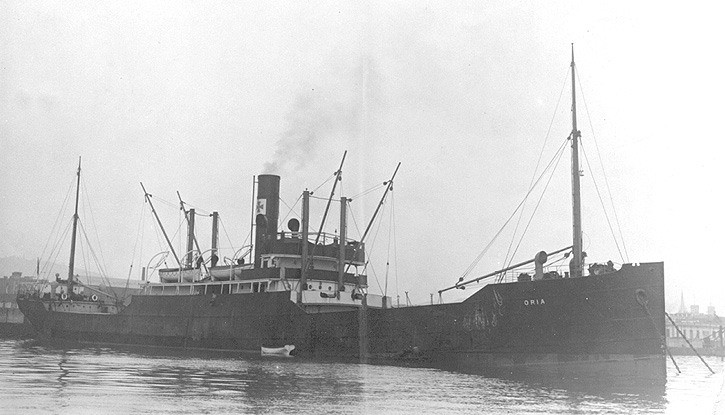 «Ориа», 14 февраля 1944 года. история, катастрофы, кораблекрушения, корабли, море