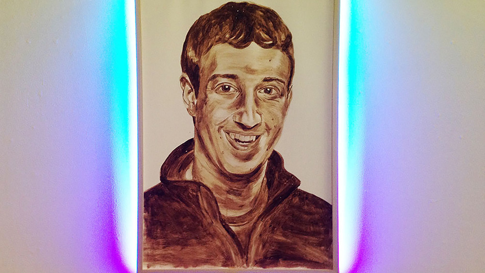 Портрет Марка Цукерберга из...